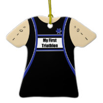 My First Triathlon ornaments
