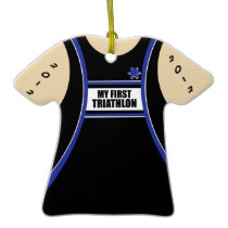 My First Triathlon ornaments