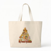 My Food Pyramid ~ Junk Food Snacks Tote Bag
