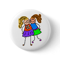 My Friend Pinback Button