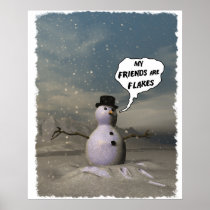 My Friends Are Flakes Poster