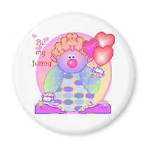 My Funny Valentine Clown Magnet
