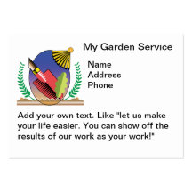 My Garden Services Business Card