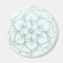 My Gardenia (#19) Refrigerator Magnets