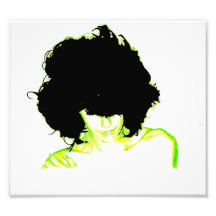My girl coloured pencil and felt portrait art photo