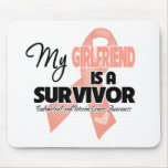 My Girlfriend is a Survivor - Uterine Cancer mousepads