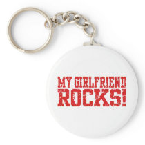 My Girlfriend Rocks Keychain