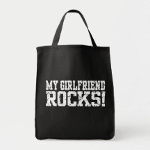 My Girlfriend Rocks Tote Bag