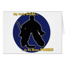 My Goal Is To Deny Yours Greeting Card