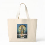 my god tote bags