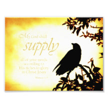 My God Shall Supply 5x7 Photo