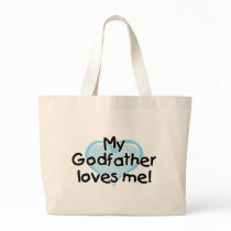 My Godfather loves me (blue) Bag