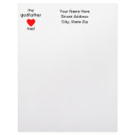 My Godfather Loves Me letterhead