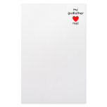 My Godfather Loves Me stationery