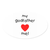 My Godfather Loves Me Stickers