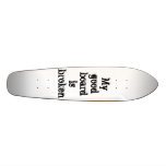 My good board is broken skate board deck