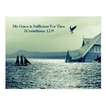 My Grace Is Sufficient For Thee Postcards