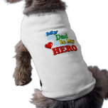 My Grandad Is My Hero – Insert your own name Pet T Shirt