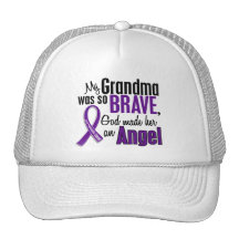 My Grandma Is An Angel Pancreatic Cancer Trucker Hat