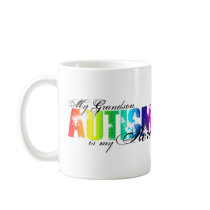 My Grandson My Hero - Autism Mugs