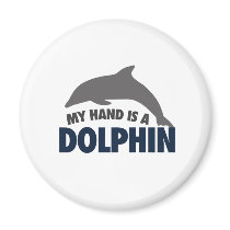 My hand is a dolphin