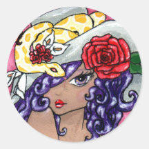 "My Hat Is Fabulous!" Sticker