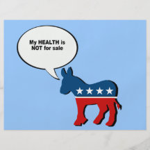 My health is not for sale custom flyer