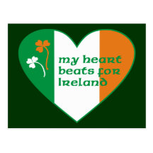 My heart beats for Ireland Postcards