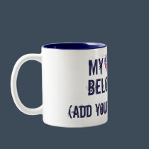 My Heart Belongs mugs