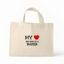 My Heart Belongs To A BAKER Canvas Bag