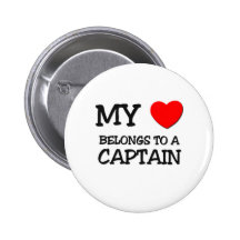 My Heart Belongs To A CAPTAIN Pin
