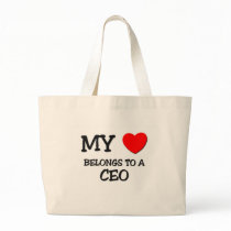 My Heart Belongs To A CEO Tote Bag