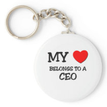 My Heart Belongs To A CEO Key Chains