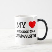 My Heart Belongs To A DISHWASHER Coffee Mug
