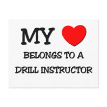 My Heart Belongs To A DRILL INSTRUCTOR Postcards