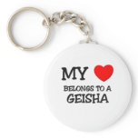 My Heart Belongs To A GEISHA Key Chains