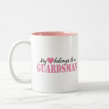 My Heart Belongs To a Guardsman Coffee Mugs