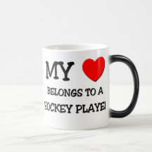 My Heart Belongs To A HOCKEY PLAYER Mug