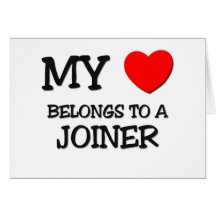 My Heart Belongs To A JOINER Greeting Card
