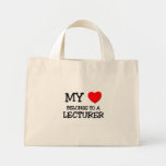 My Heart Belongs To A LECTURER Canvas Bag