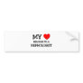 My Heart Belongs To A NEPHOLOGIST Bumper Stickers