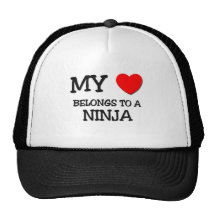 My Heart Belongs To A NINJA Mesh Hat