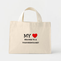 My Heart Belongs To A PALEOSEISMOLOGIST Tote Bags