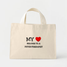 My Heart Belongs To A PHYSIOTHERAPIST Tote Bag