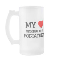 My Heart Belongs To A PODIATRIST Coffee Mugs