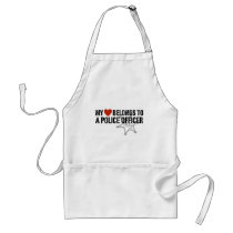 My Heart Belongs to a Policeman Apron
