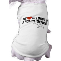 My Heart Belongs to a Policeman Dog Clothing