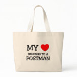 My Heart Belongs To A POSTMAN bags