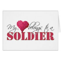 My Heart Belongs to A Soldier Cards