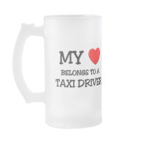 My Heart Belongs To A TAXI DRIVER Mug
